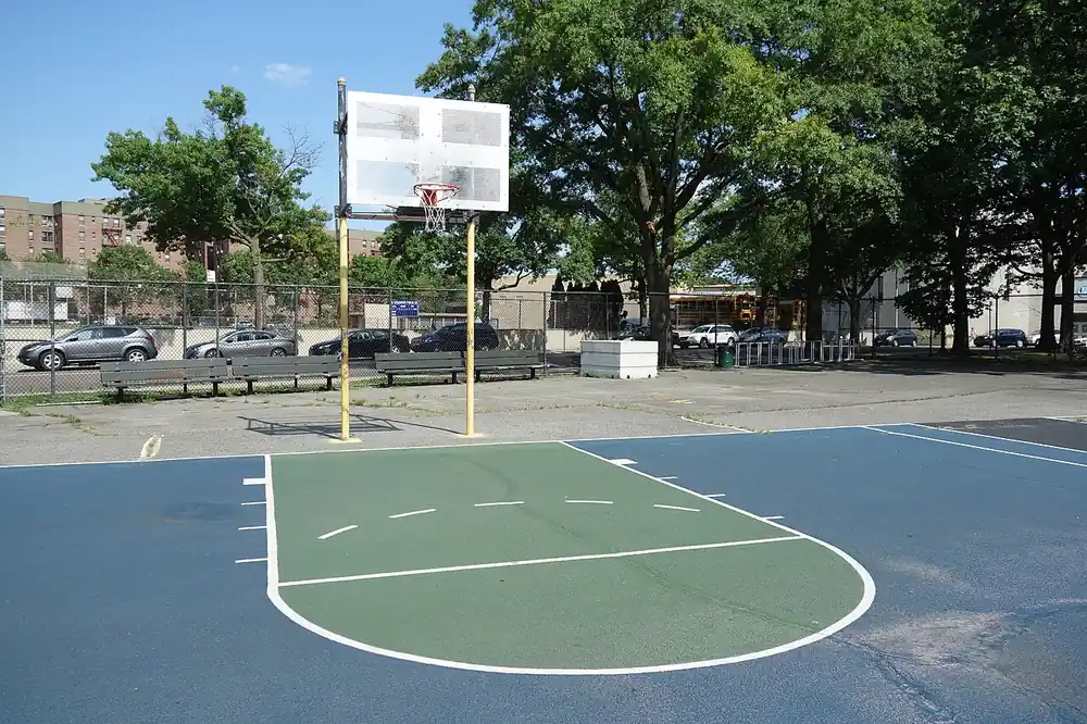 a basketball court