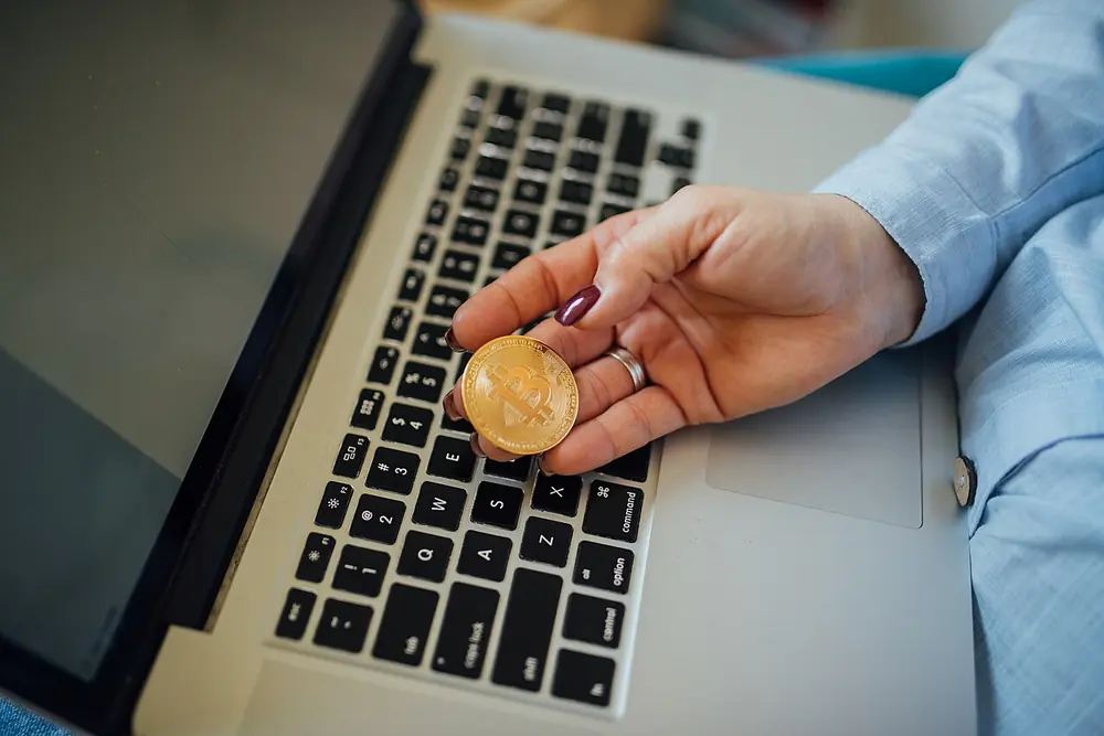 a Bitcoin coin