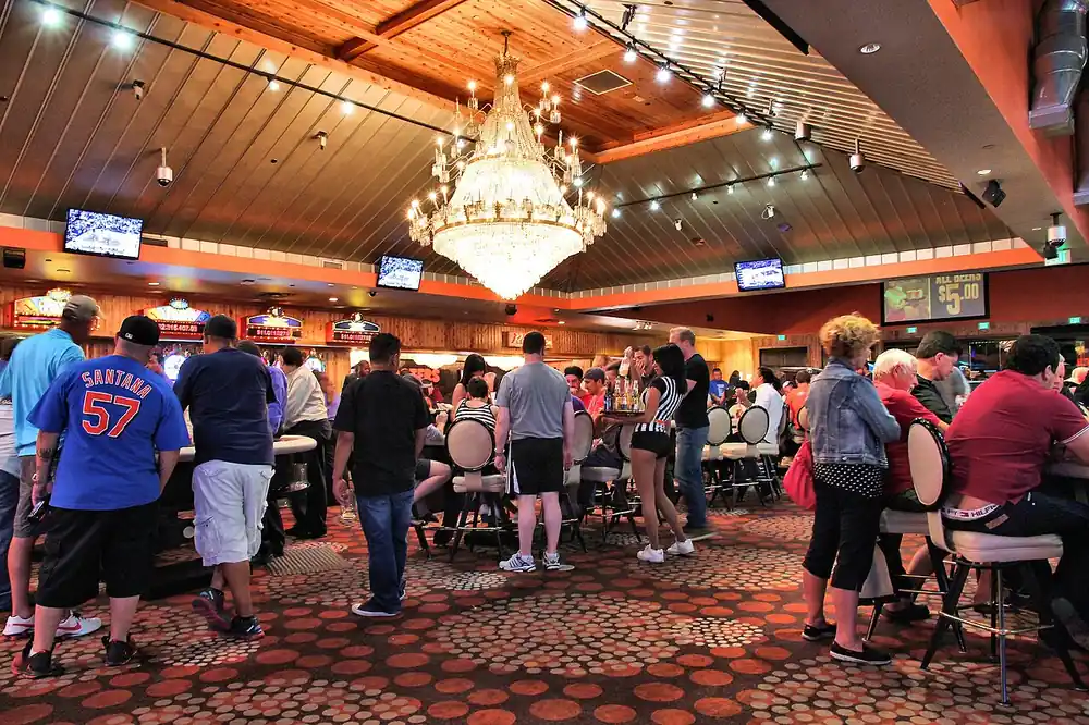a casino floor