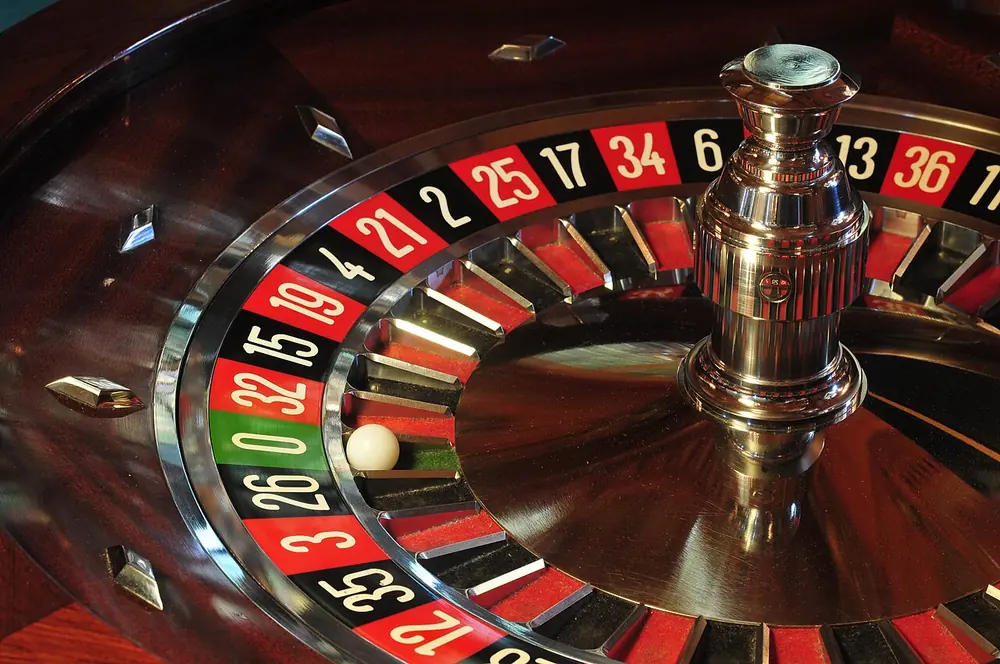 a roulette wheel