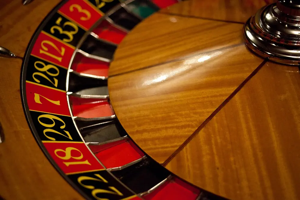 a roulette wheel