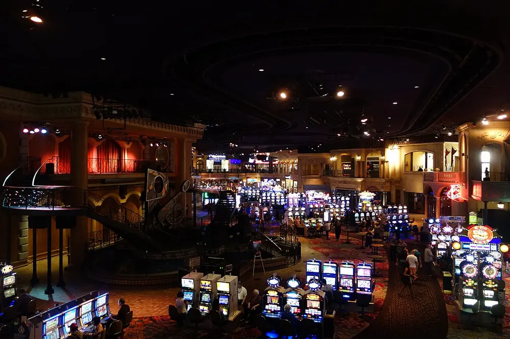 a casino floor
