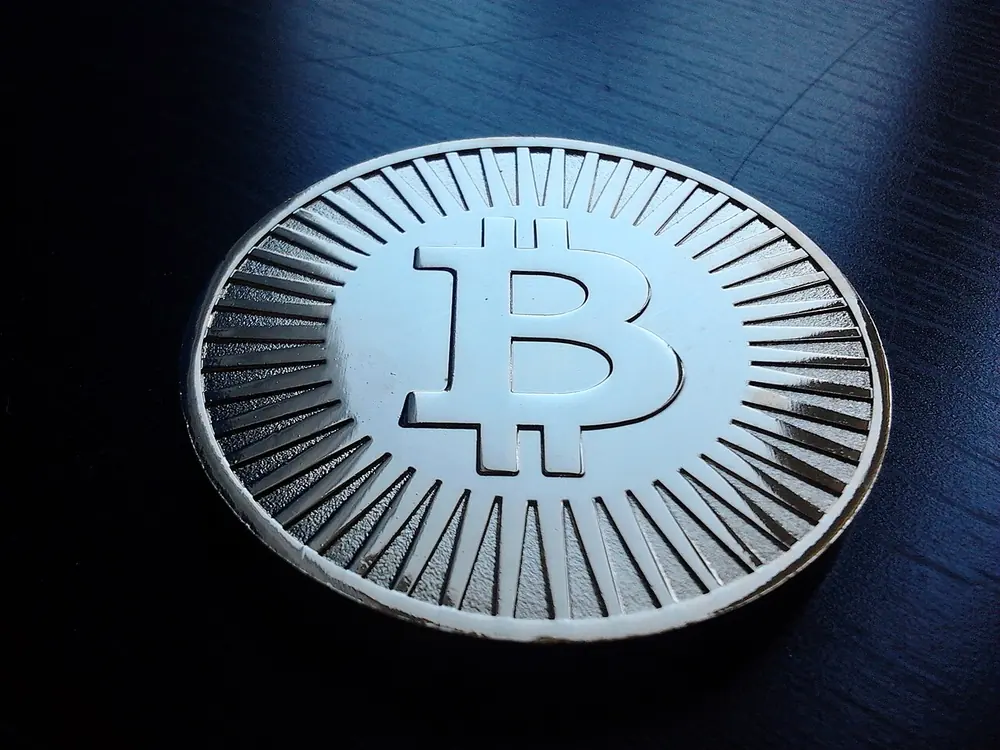 a Bitcoin coin