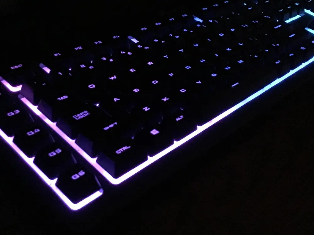 a gaming keyboard