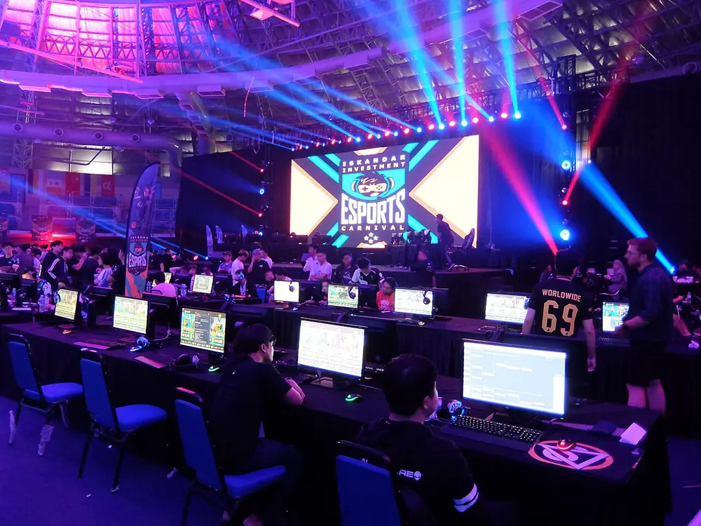an esports arena