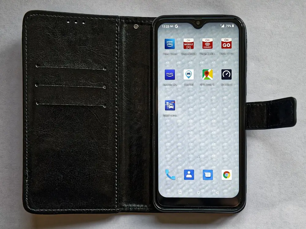 Smartphone in a wallet case, illustrating phone setup and security for betting apps - esports betting app philippines