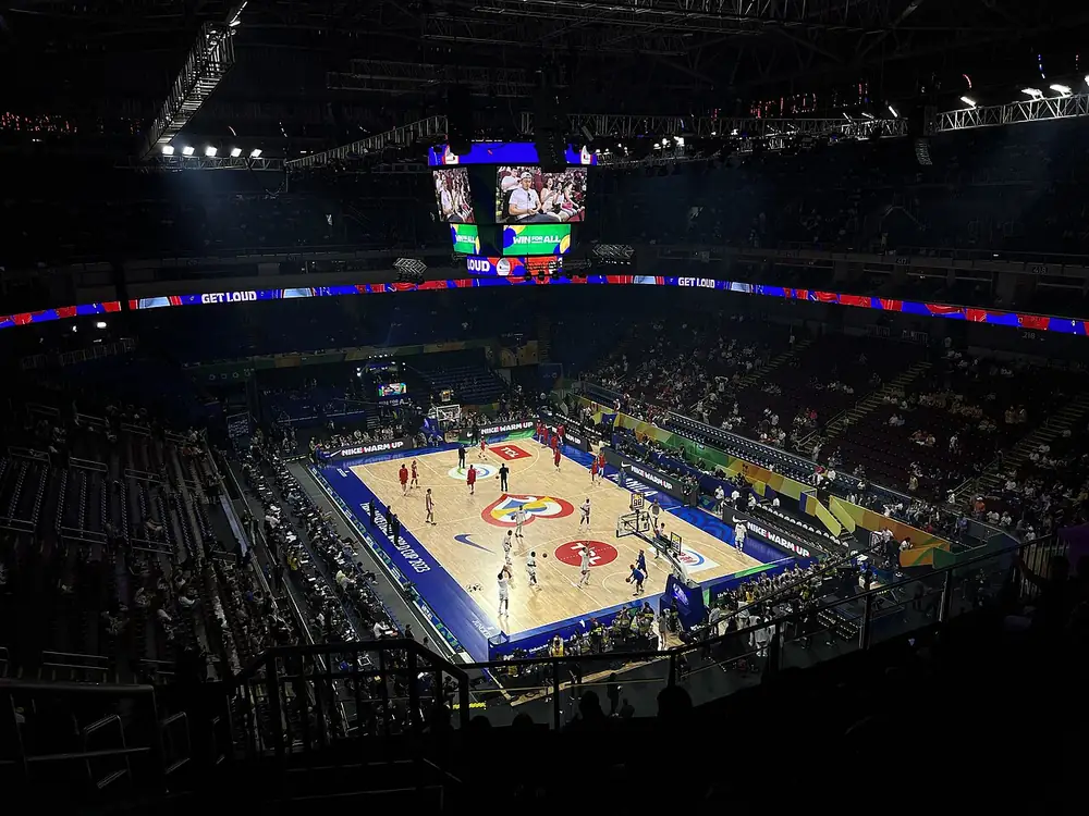 fiba asia cup betting - Mall of Asia Arena basketball court in Manila, FIBA Asia Cup betting