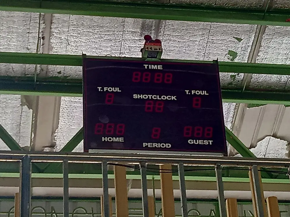 Basketball scoreboard showing the score, fiba game spreads and totals - fiba asia cup betting