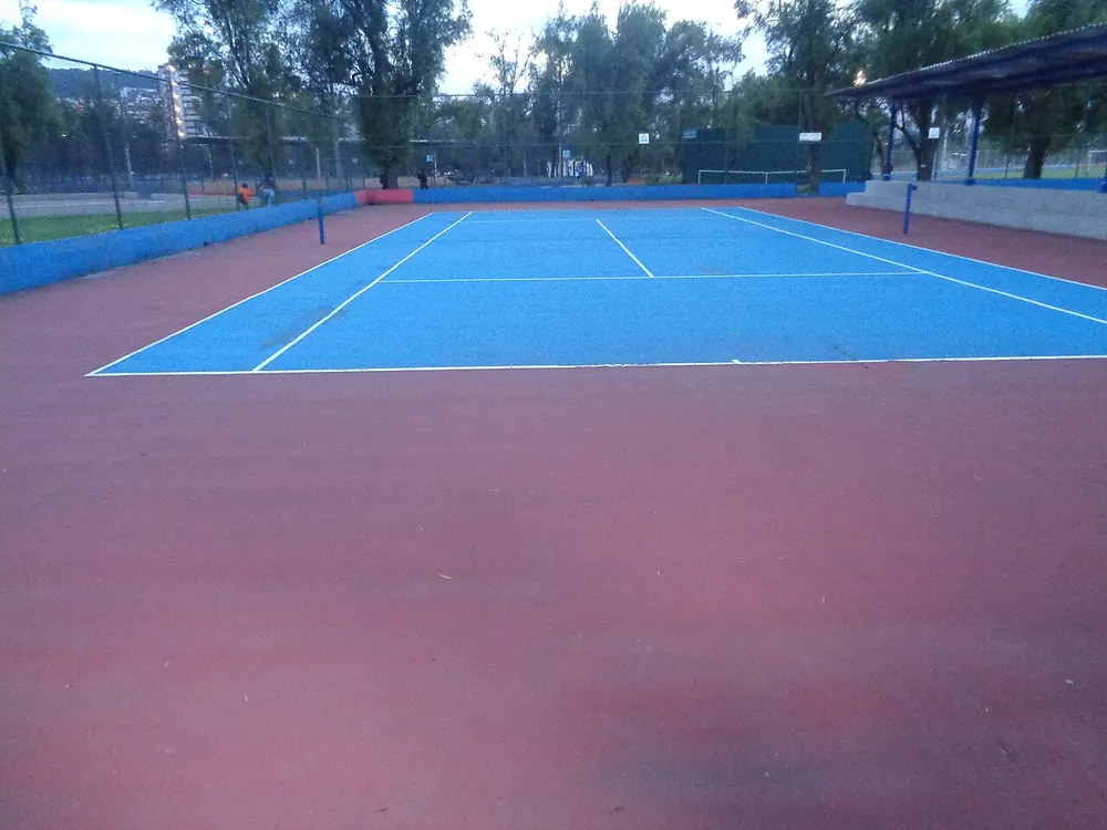 A blue and red outdoor sports court surface - fiba odds today philippines
