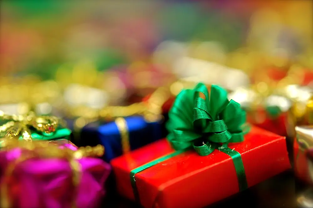 a wrapped gift