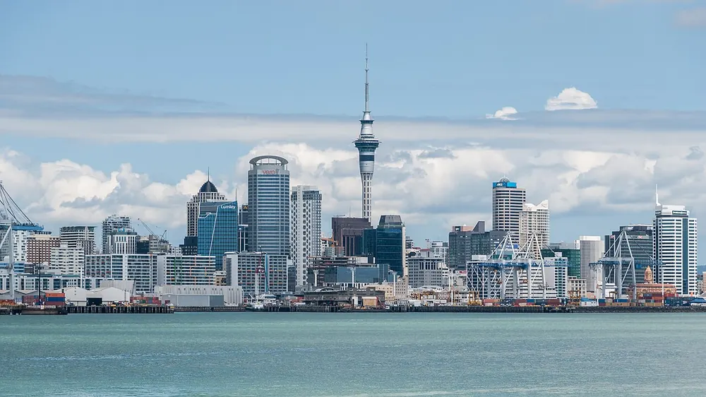 gilas pilipinas vs new zealand odds - the Auckland city skyline across the harbour