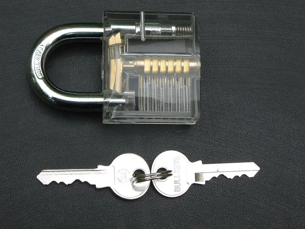 Transparent padlock with keys, a reminder about account security - how to buy usdt in mexc using gcash