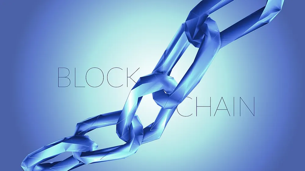 how to withdraw usdt to gcash - Blue chain links illustrating a blockchain