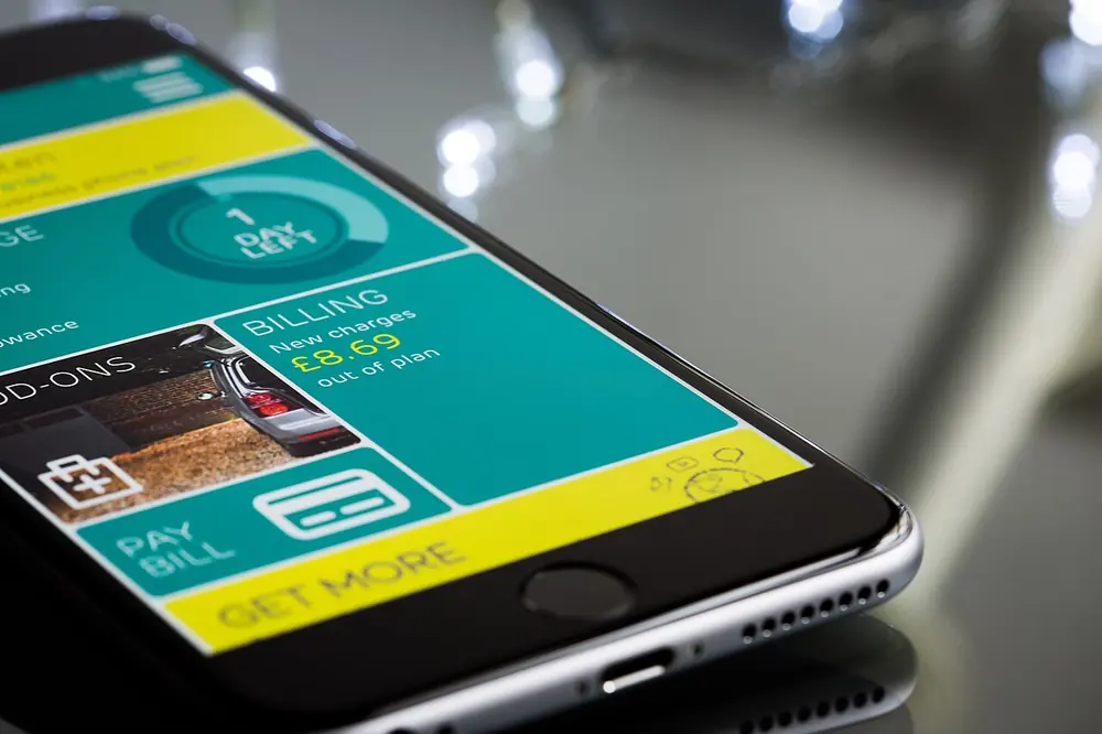 mobile payment on a smartphone