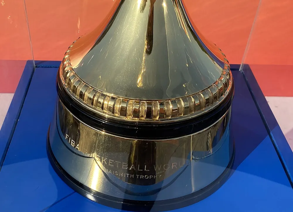 pba finals betting odds - Close-up of a silver basketball championship trophy, illustrating PBA Finals series odds