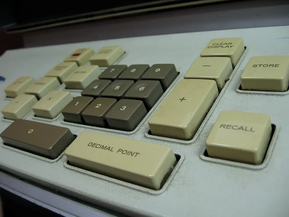 Calculator keys close up - pvl odds