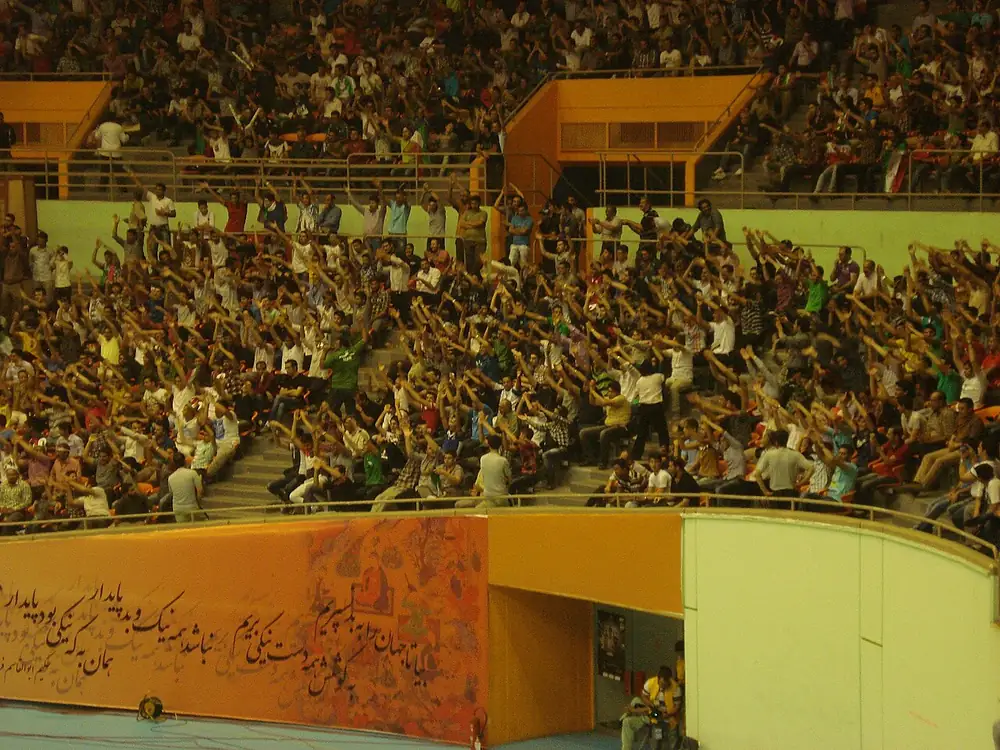 spikers turf betting - Packed volleyball arena stands during a men's volleyball match, the setting of Spikers' Turf betting
