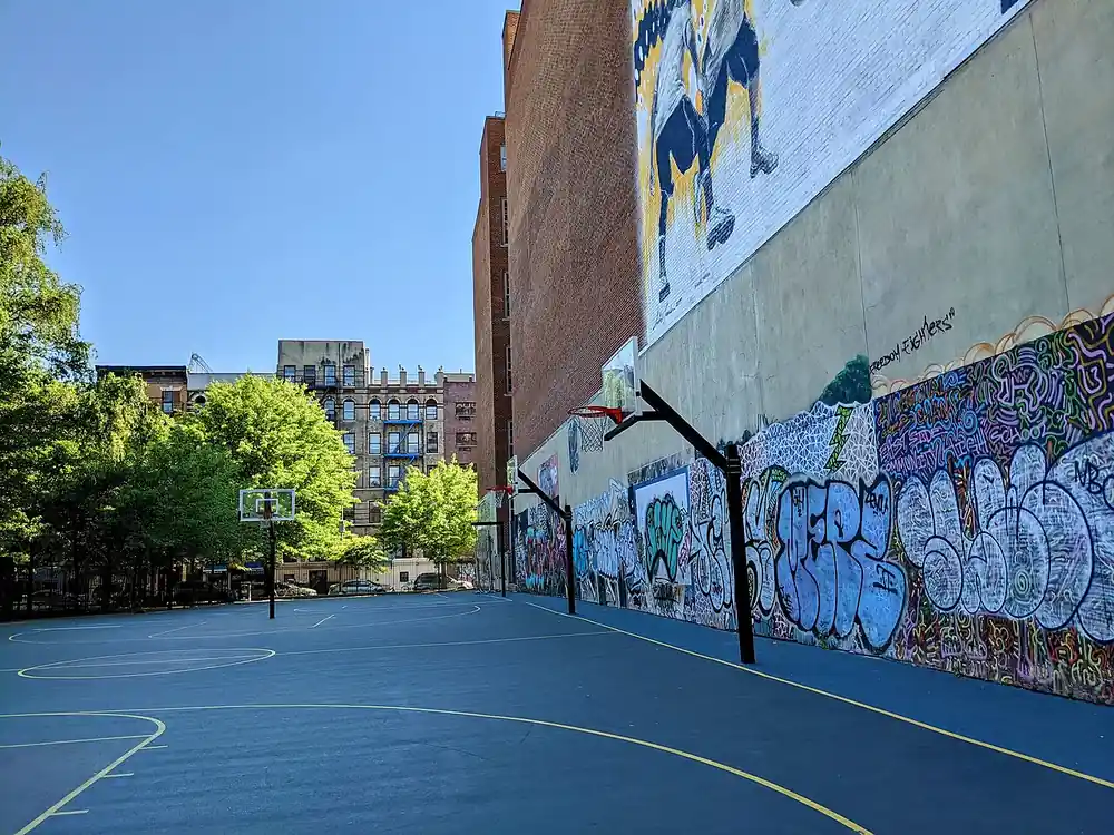 a basketball court