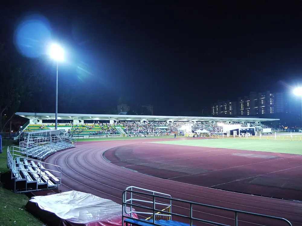 a sports stadium