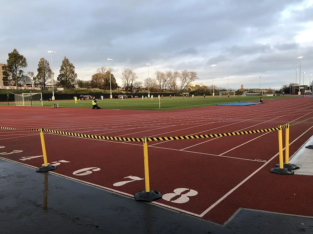 a sports stadium