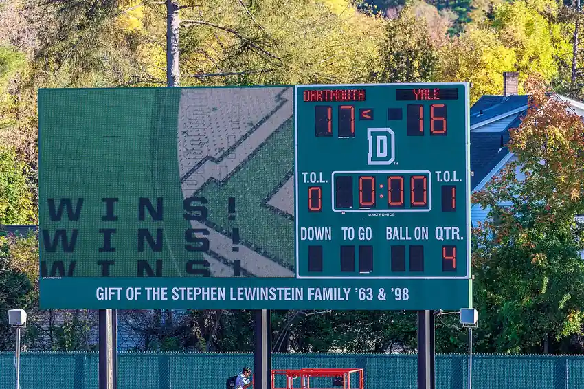 a sports stadium