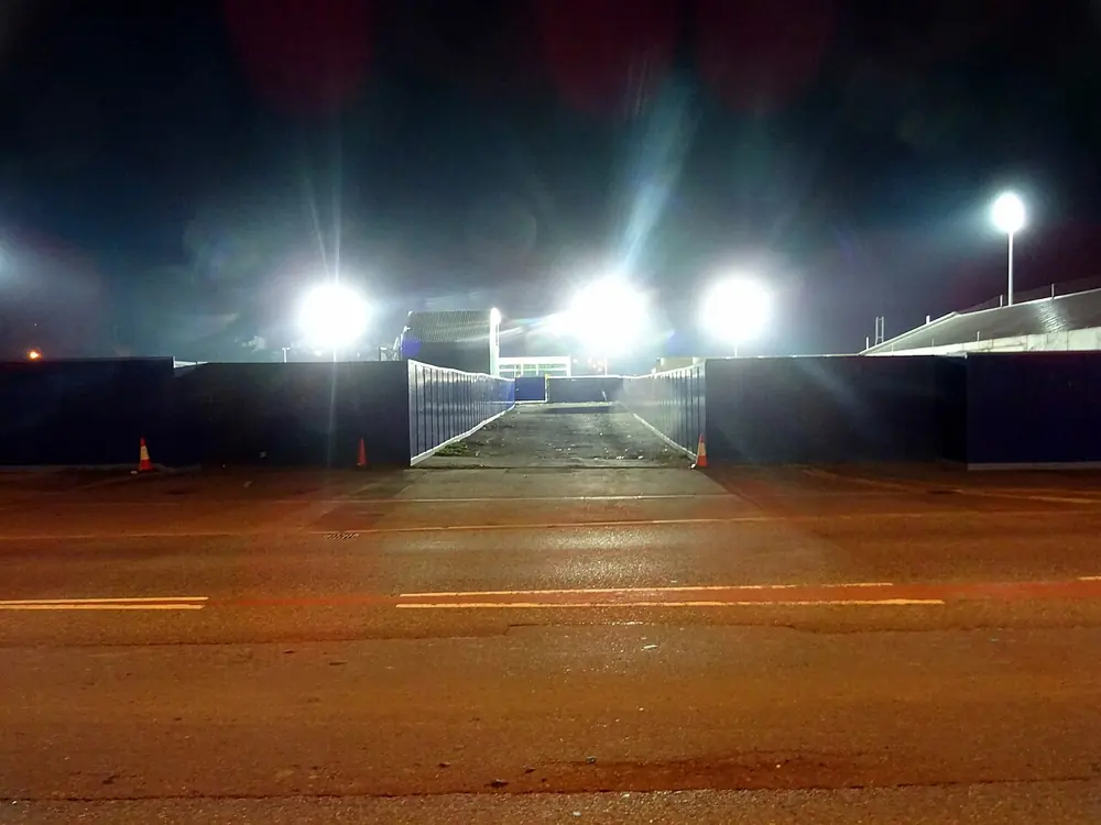 a sports stadium