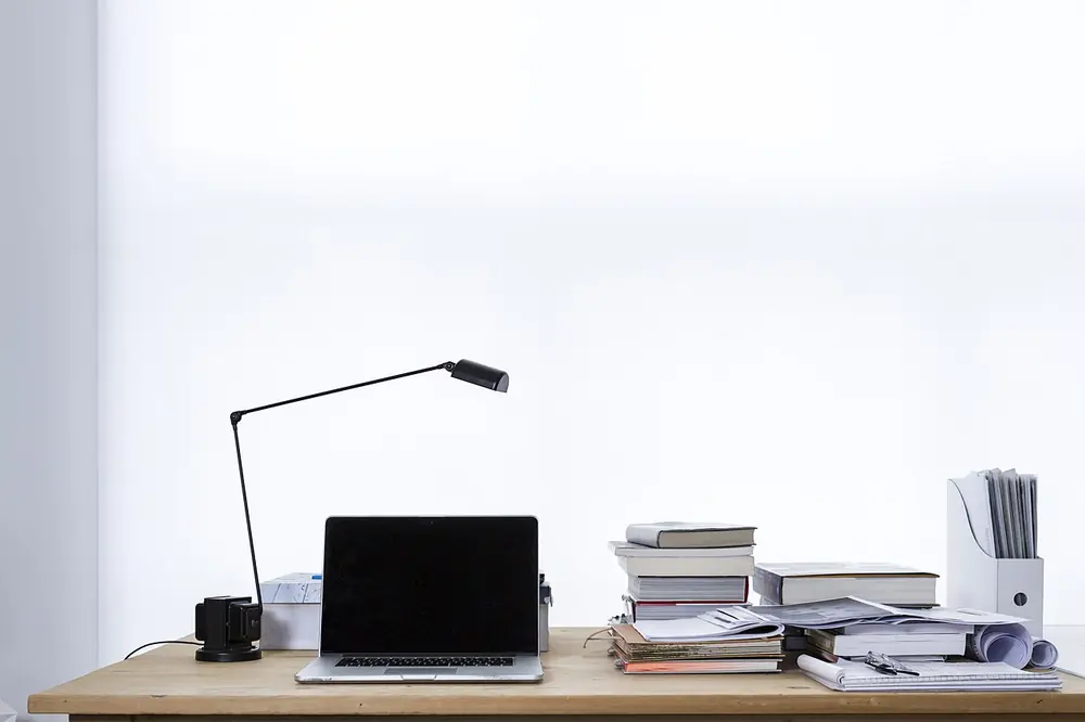 a laptop workspace