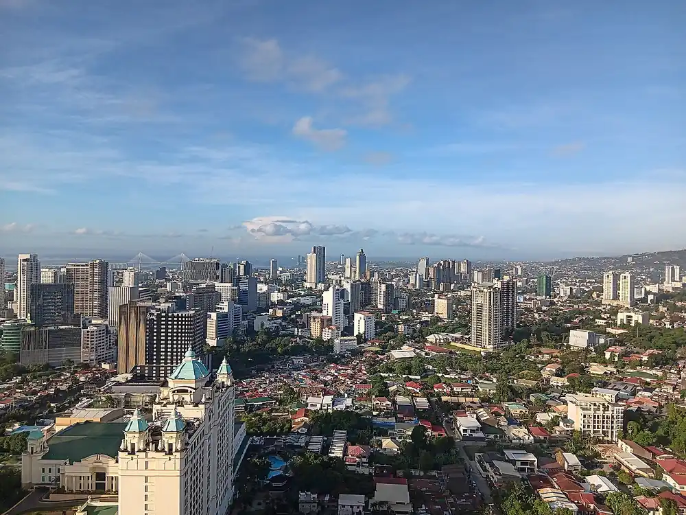 Cebu city skyline on a clear morning - ufc filipino fighter odds